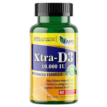 AMS Xtra-D3 10000IU 60 Softgels