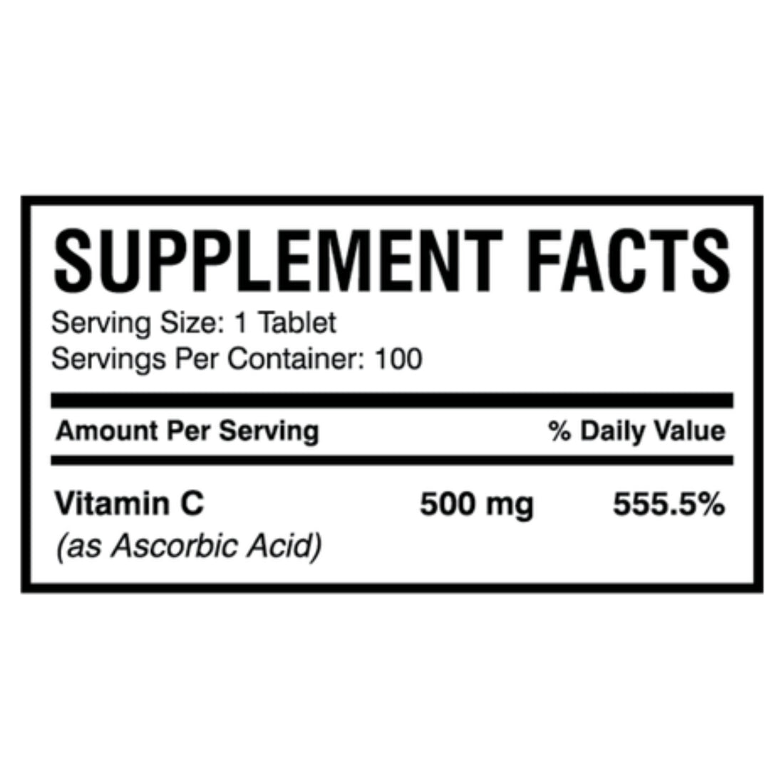 AMS Rapid C 500mg 100 tablets