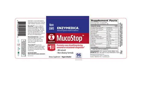 Enzymedica Mucostop 48 Capsules