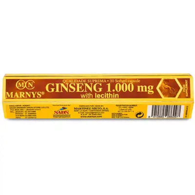 Marnys Ginseng 30 capsules 1000 mg